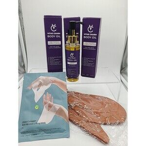 Vitae Charm Magic Body Oil Non-Greasy Firming 100ml Moisturizer - Lot of 4